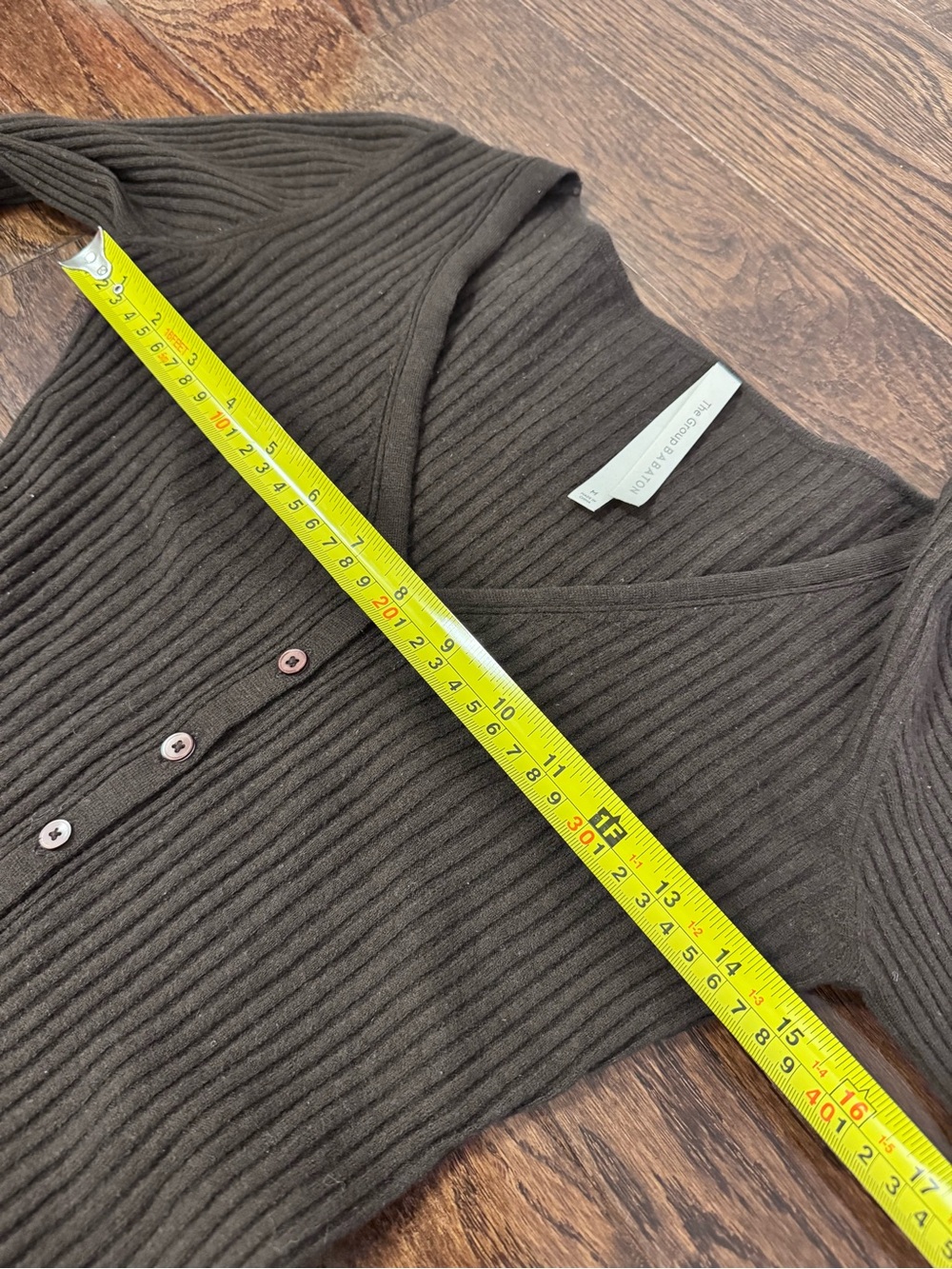 Babaton Avalon Merino Wool Knit Midi Dress Espresso Brown M - Picture 7 of 13